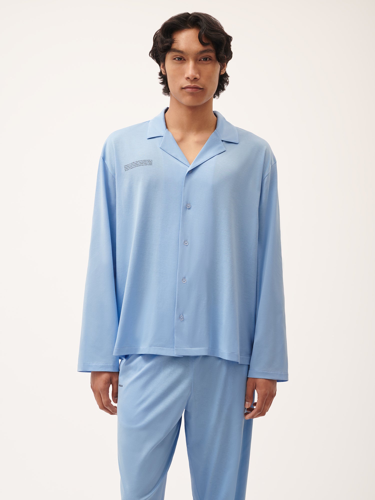 365_Lightweight_Pyjama_Shirt_Lake_Blue_Male