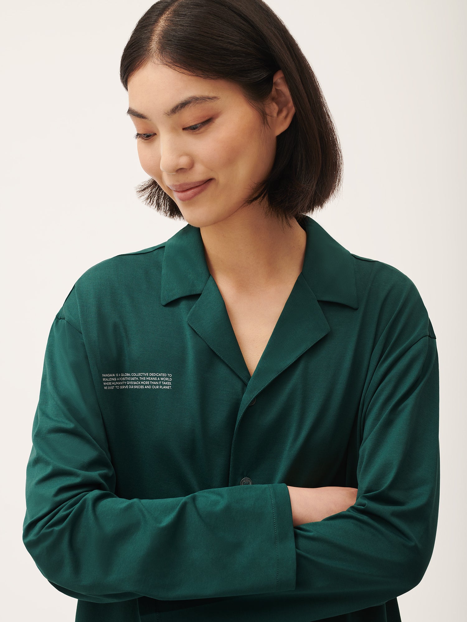 365_Lightweight_Pyjama_Shirt__Foliage_Green_female