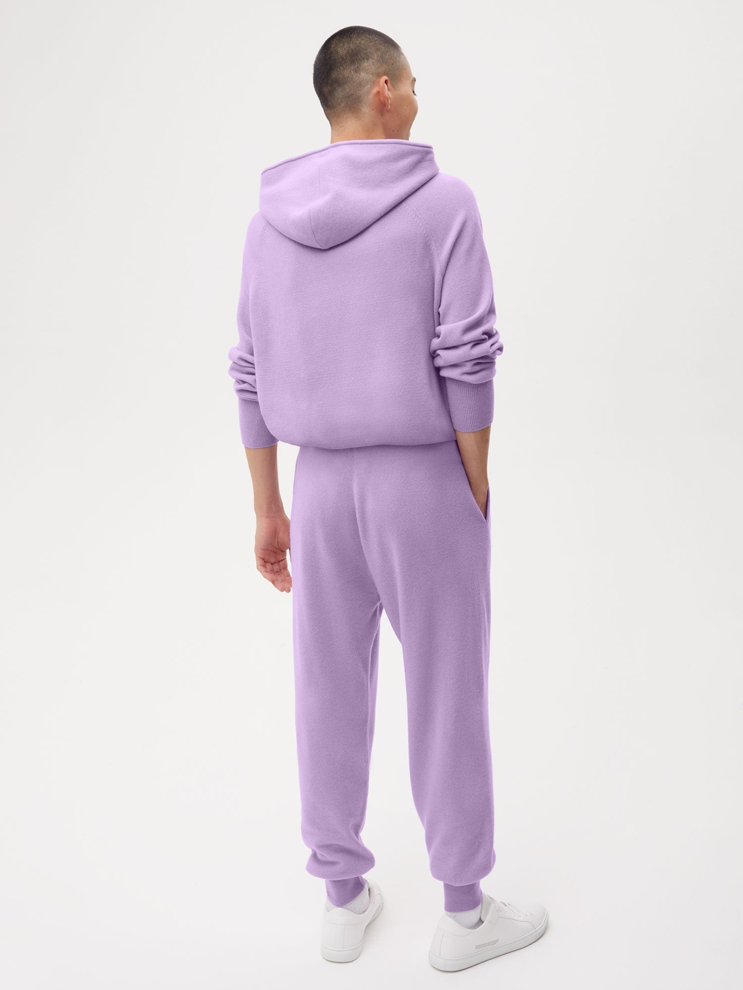 Cashmere Track Pants Orchid Purple Male