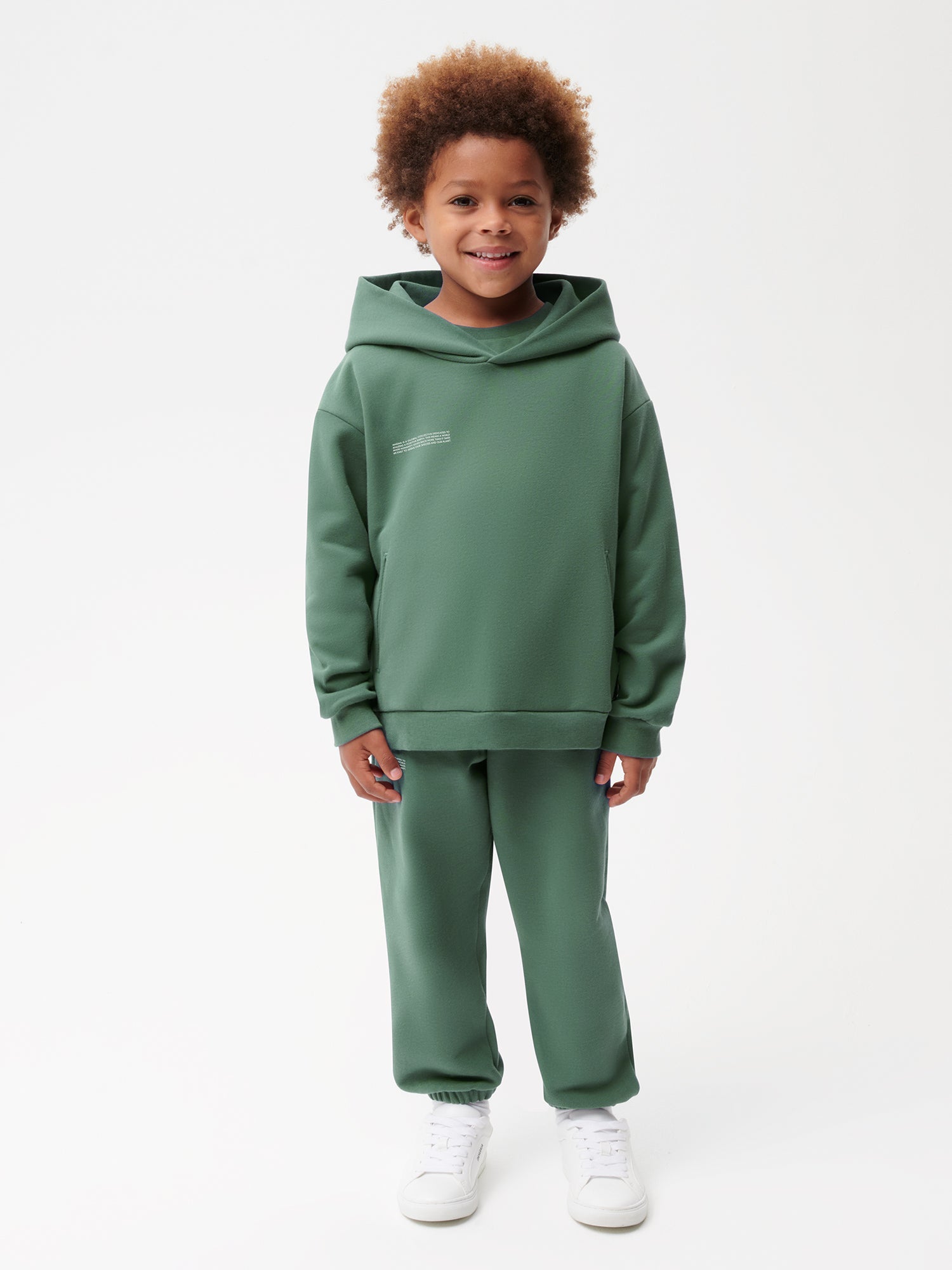 Kids-365-Hoodie-Forest-Green-1