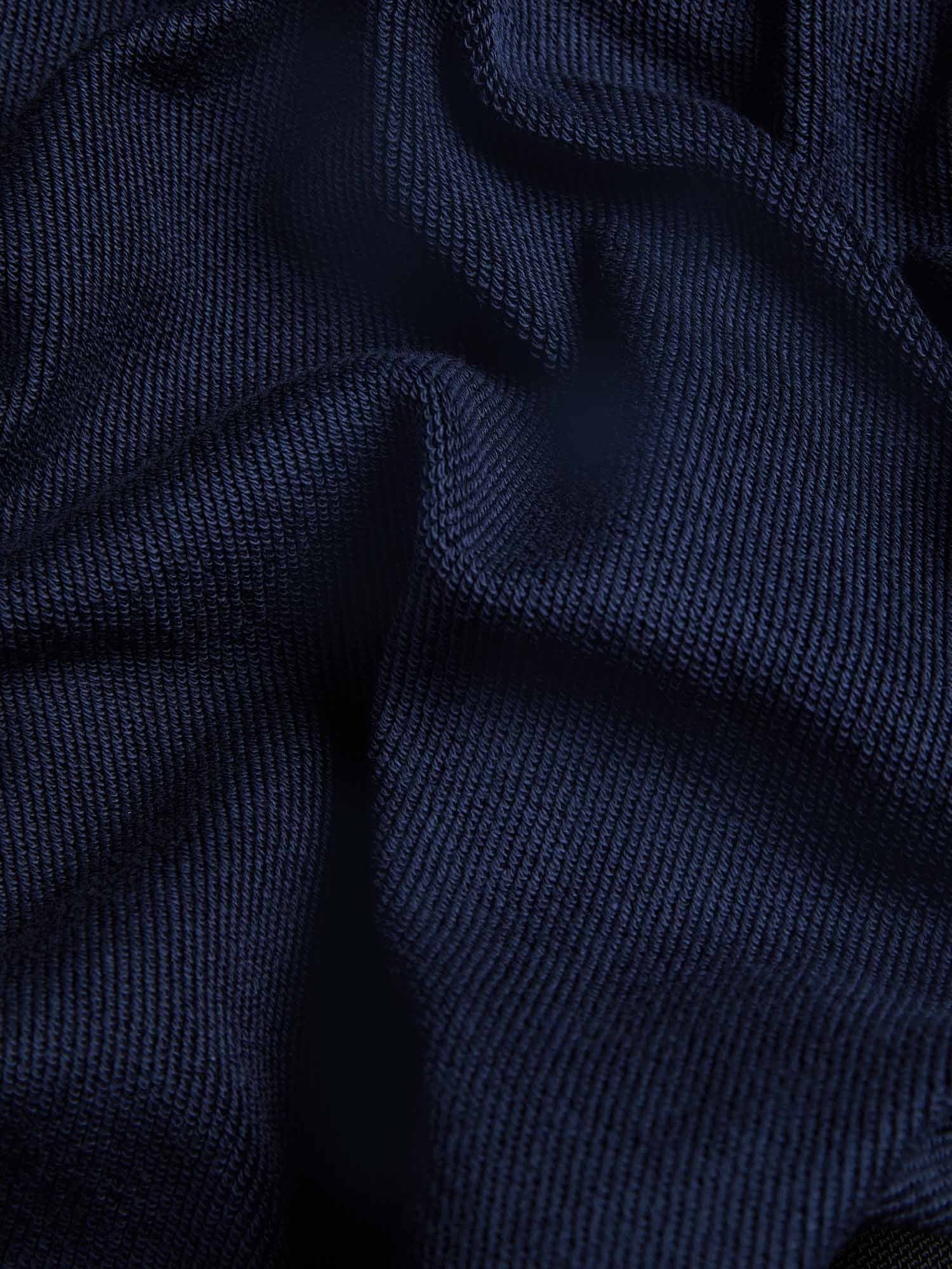 Kids Organic Cotton Long Shorts Navy Blue