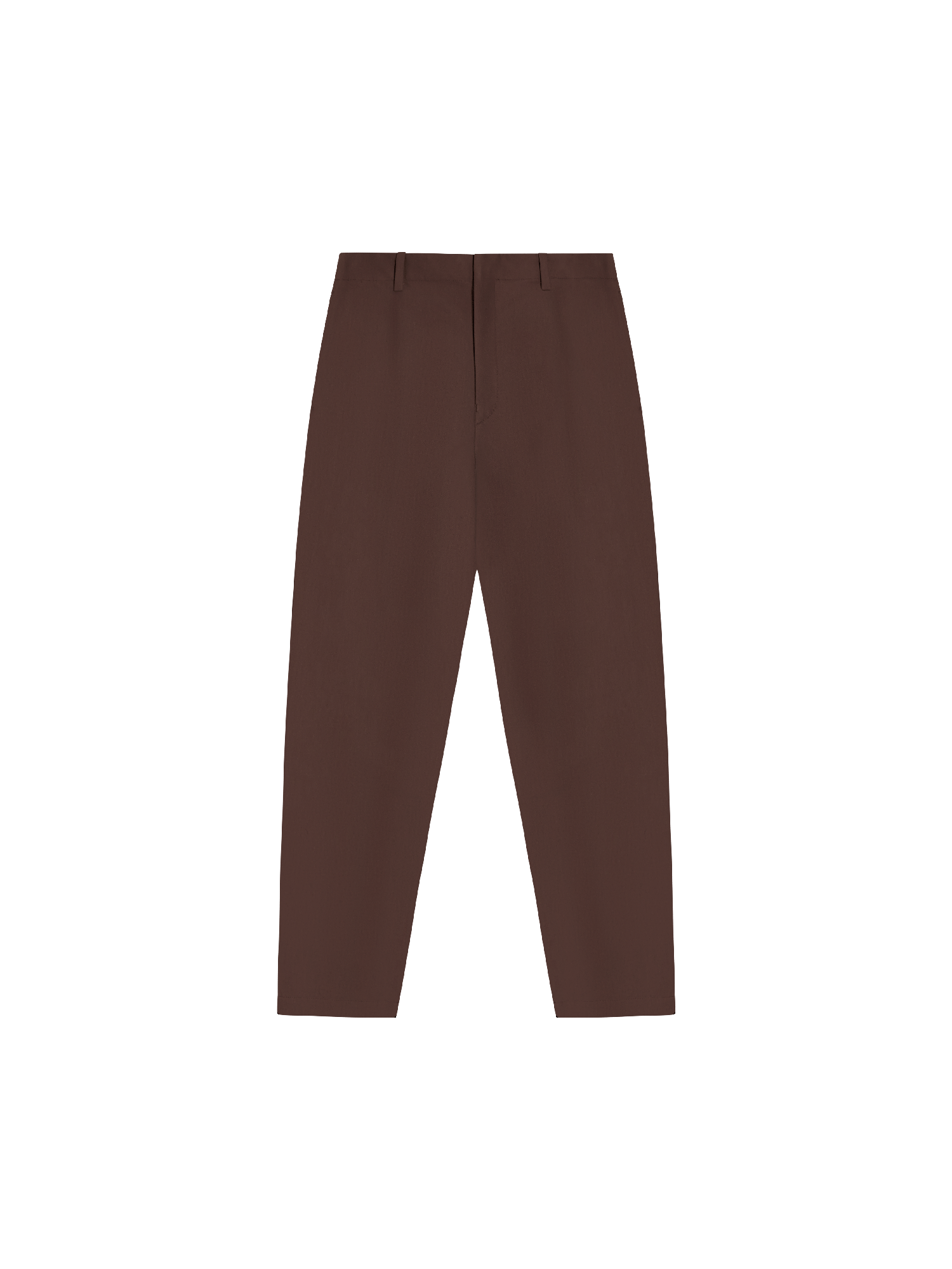 Womens Cotton Brown Regular Fit Trouser PANGAIA