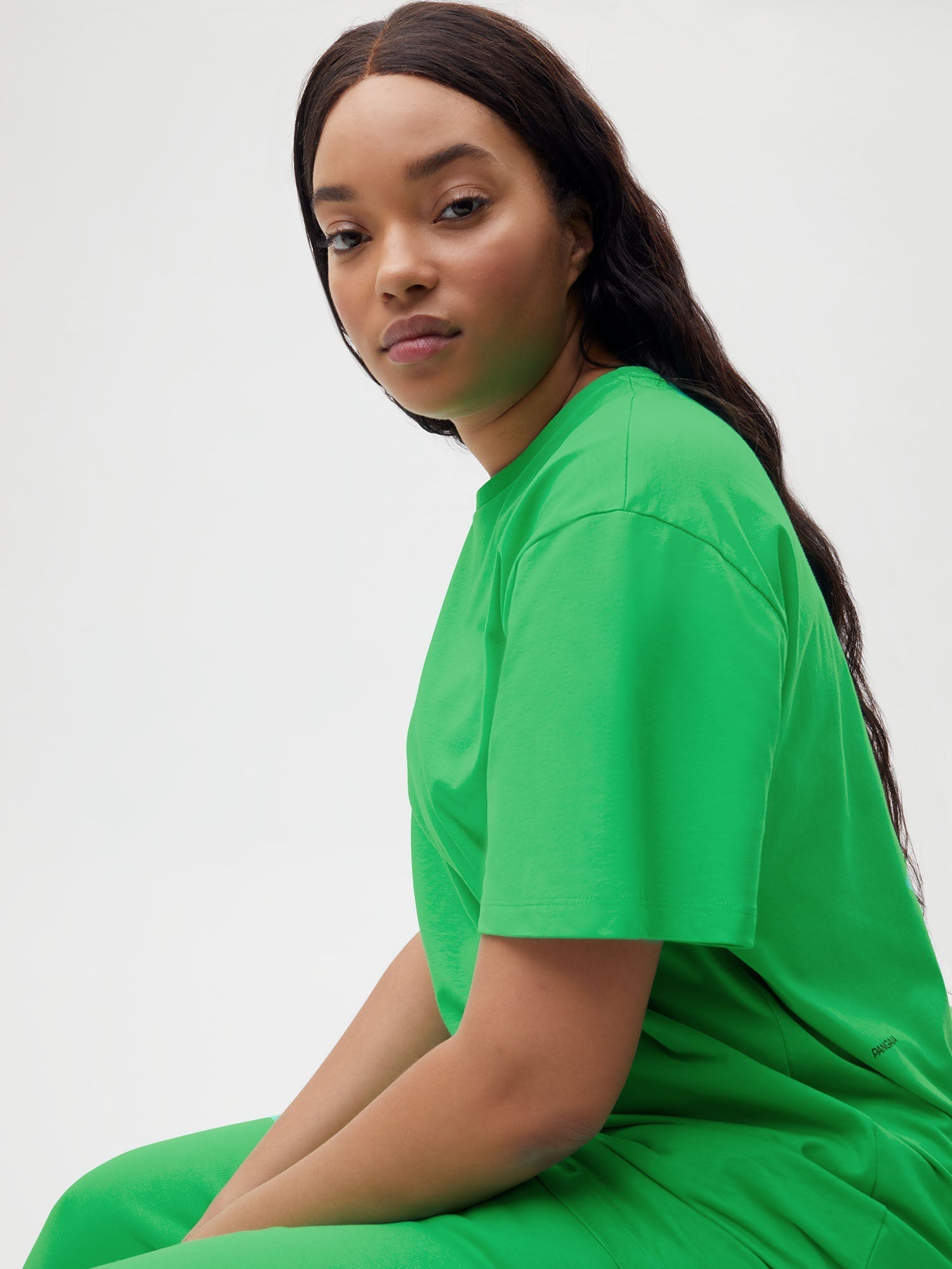 Organic Cotton T-shirt Core—jade green female