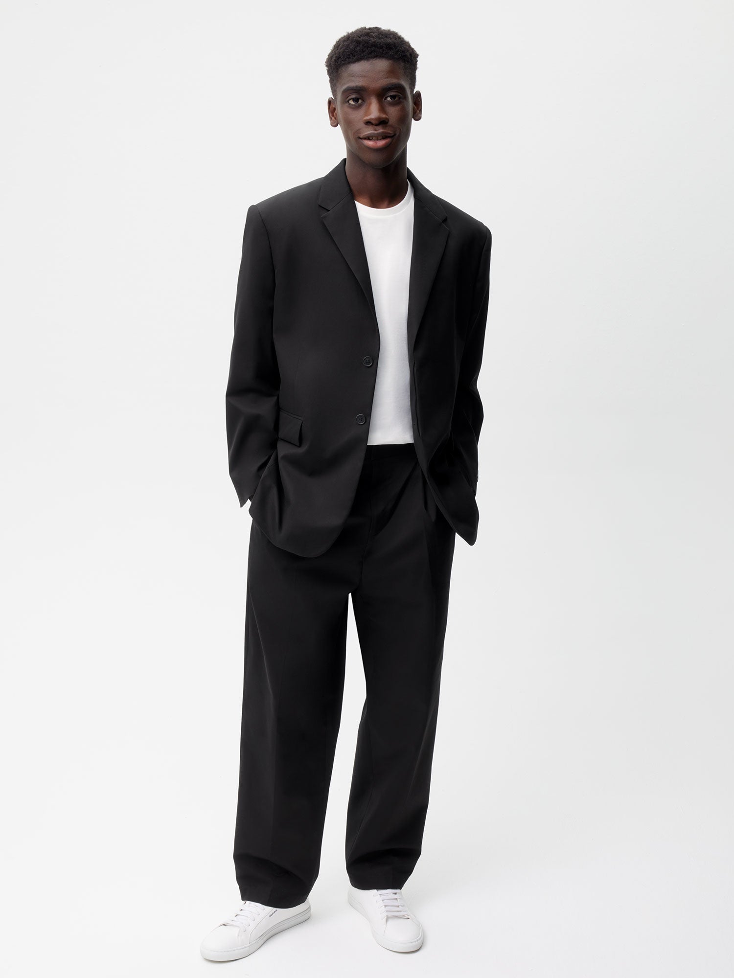 Organic Cotton Tailored Trouser Black Male