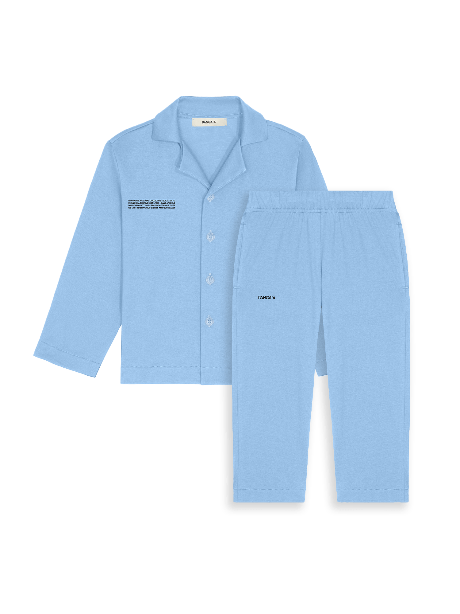 Kids' 365 Lightweight Long Playwear Set—lake blue