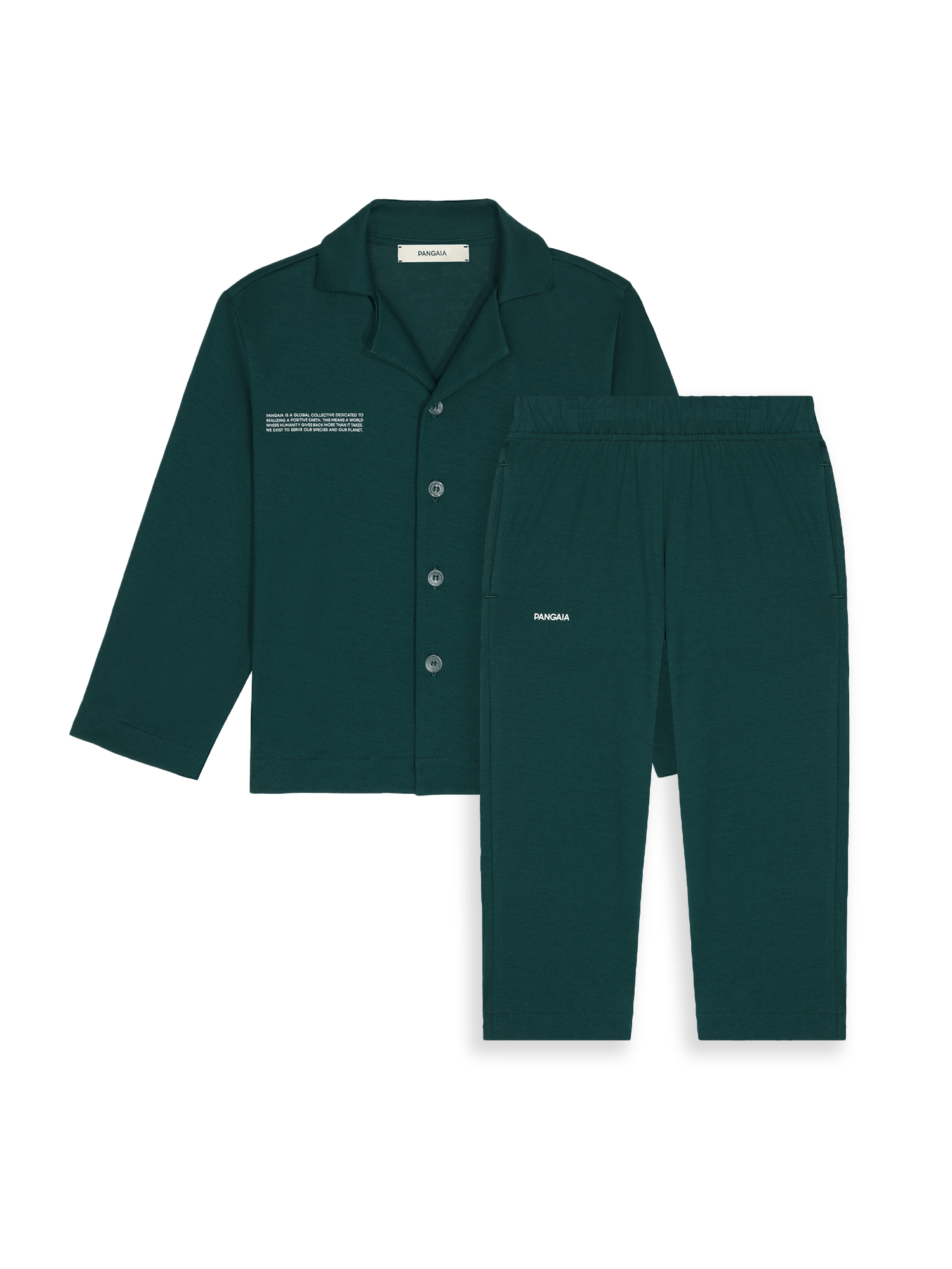 Kids' 365 Lightweight Long Playwear Set—foliage green