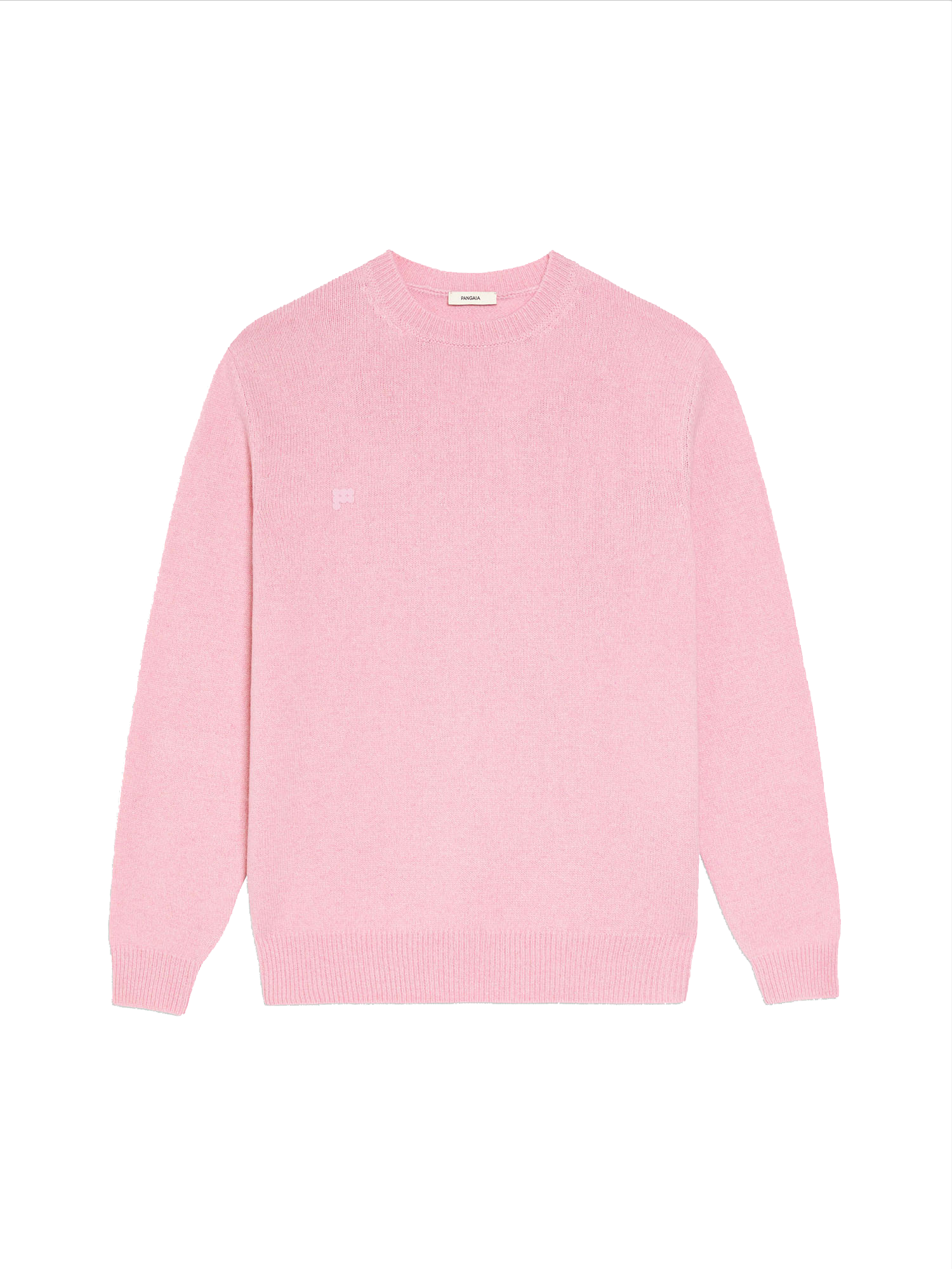 Recycled Cashmere Crewneck Sweatshirt—sakura pink-packshot-3