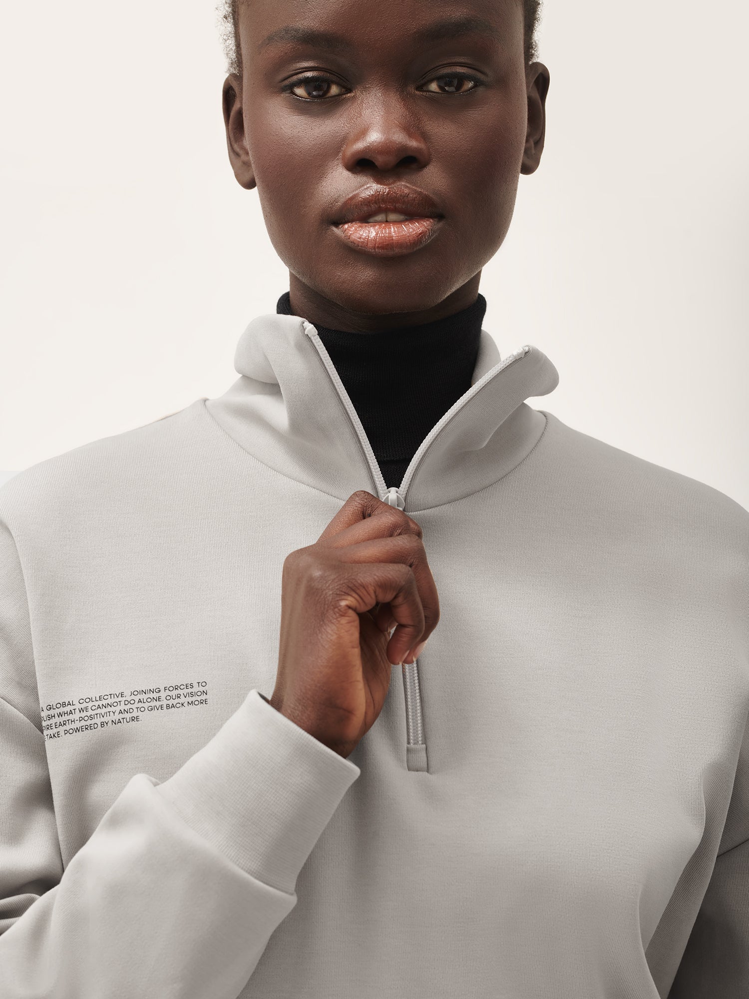 Recycled_and_Organic_Cotton_Half_Zip_Funnel_Neck_Sweatshirt_Stone-female-4