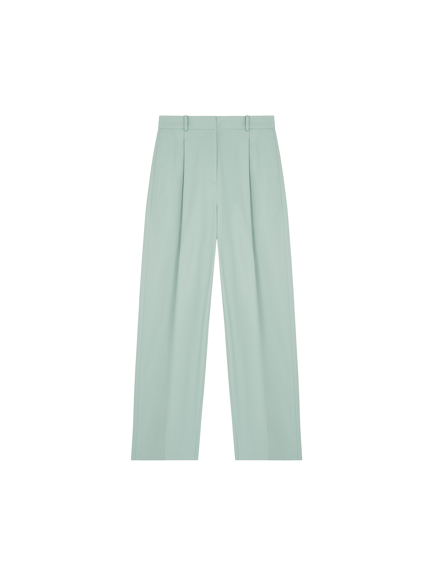       Womens-Cotton-Tailored-Trouser-Eucalyptus-Blue-packshot-3