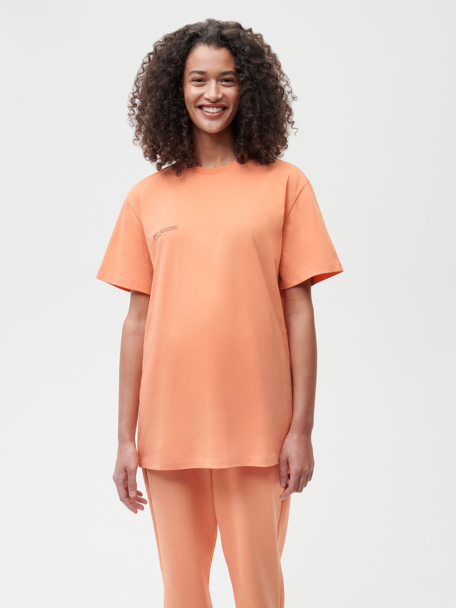 Organic Cotton T Shirt Peach Perfect Female